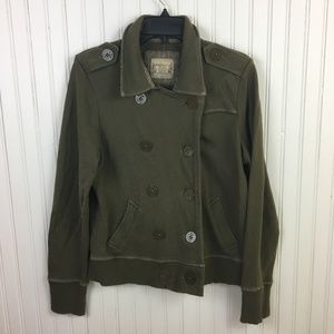 Ruff Hewn Knit Jacket Olive